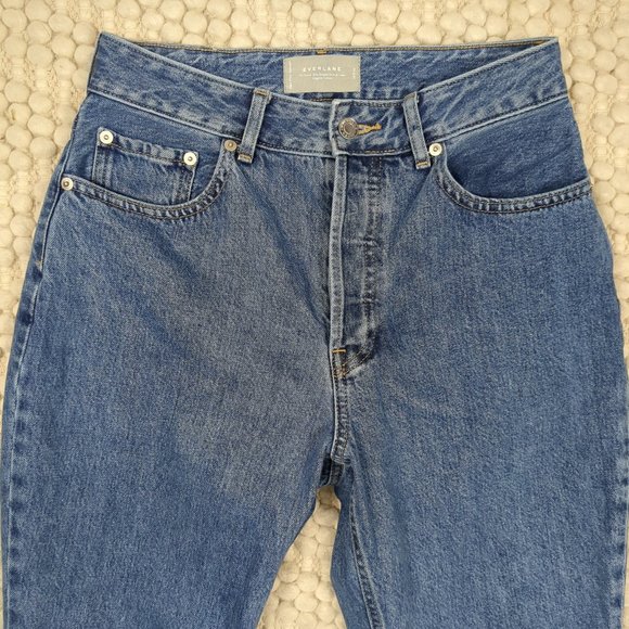 Everlane The Curvy 90's Cheeky Straight Crop Jeans Sz 28 - Picture 3 of 10